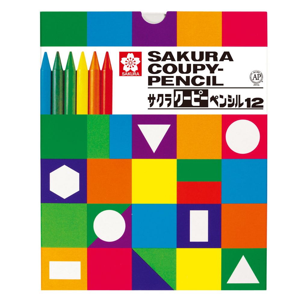 （まとめ買い）サクラクレパス クーピーペンシル 紙箱入り 12色セット FY12K FY12K 〔×10〕 【北海道・沖縄・離島配送不可】
