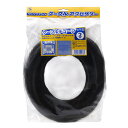 (まとめ買い)サンワサプライ コルゲートチューブ ブラック 2m巻き 内寸直径28mm CA-202 〔×3〕 【北海道・沖縄・離島配送不可】
