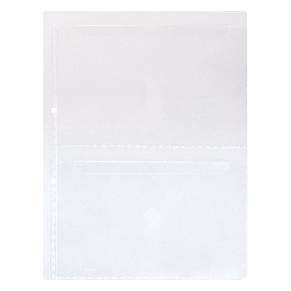 （まとめ買い）キングジム 取扱説明書F用ポケット(2穴)2段 A4S 2670A 〔×10〕【北海道・沖縄・離島配送不可】