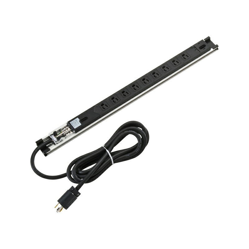 サンワサプライ 19インチサーバーラック用コンセント 20A 3P 9個口 3m TAP-SV209 【北海道・沖縄・離島配送不可】