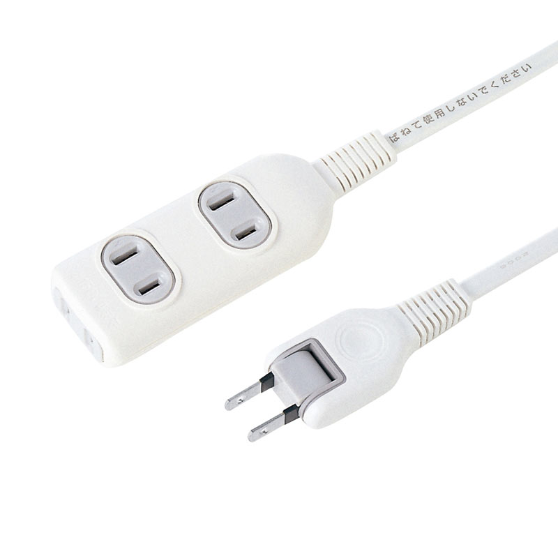 サンワサプライ 電源タップ 2P 3個口 1m TAP-3W1N 【北海道・沖縄・離島配送不可】