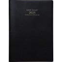 【メール便発送】高橋書店 手帳 2025年3月始まり No.931 デスクダイアリー B5 週間レフト式&月間ブロック式 黒(3)