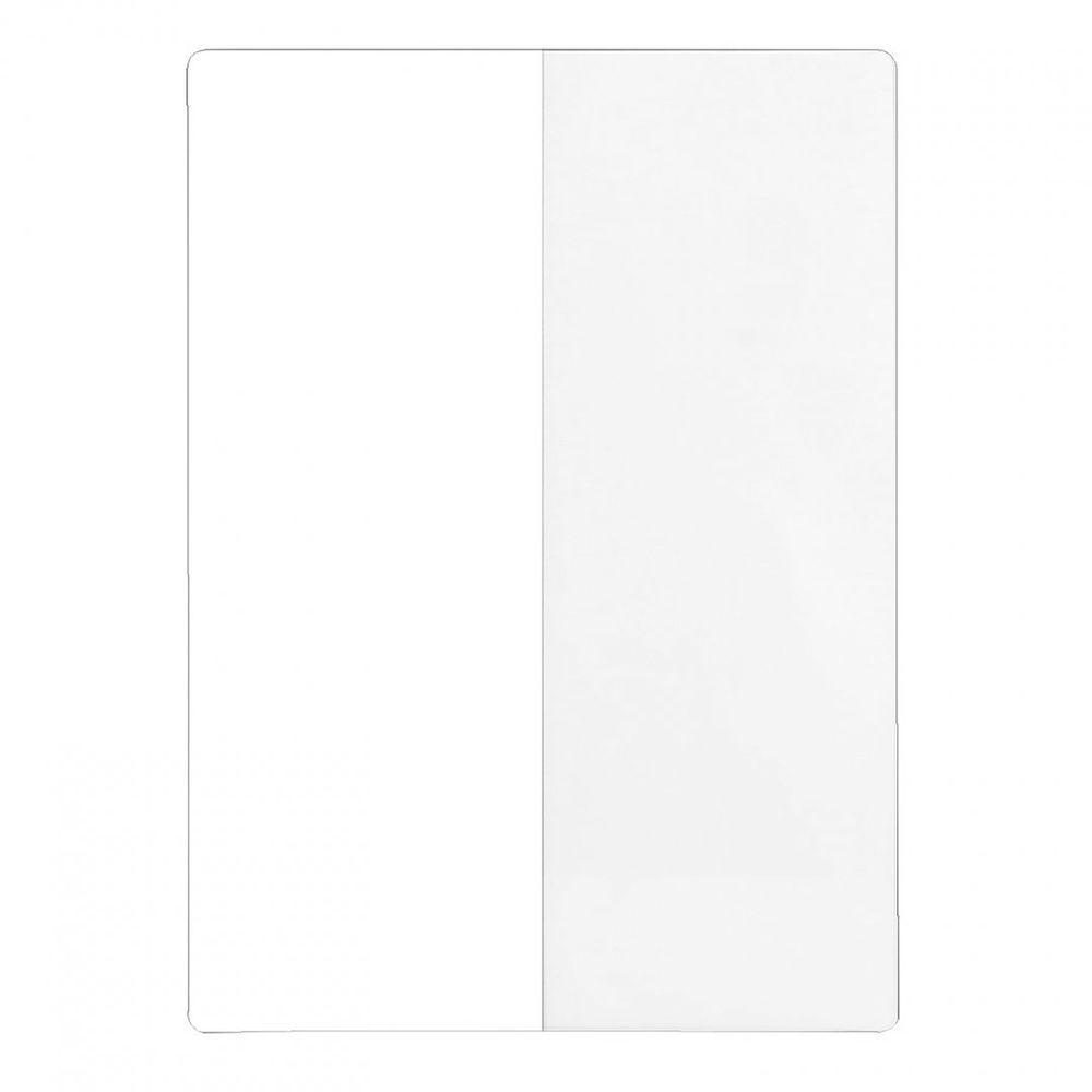 (まとめ買い)クツワ STAD 下敷き わけありしたじき 2分割 ホワイト VS026WH 〔5枚セット〕 【北海道・沖縄・離島配送不可】