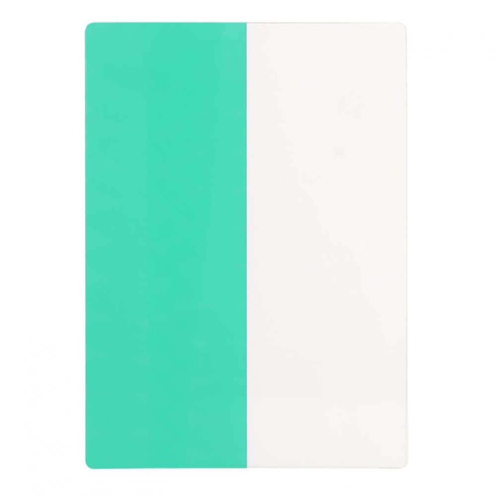 (まとめ買い)クツワ STAD 下敷き わけありしたじき 2分割 ミント VS026MT 〔5枚セット〕 【北海道・沖縄・離島配送不可】