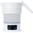 (まとめ買い)ナカバヤシ MCO 折りたたみケトル 多機能 600ml 白 MBE-TK04/WH 〔3個セット〕 【北海道・沖縄・離島配送不可】