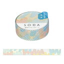 (まとめ買い)キングジム SODA 透明マスキングテープ ラメタイプ スプレー 幅15mm×長さ3m CMTG15-002 〔3個セット〕 【北海道・沖縄・離島配送不可】