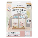 (まとめ買い)シヤチハタ PALM COLORS 月齢おててカードキット 手形記録 ベビーアイテム柄 インキ色ローズ HPSC-B/H-RP 〔3個セット〕 【北海道・沖縄・離島配送不可】
