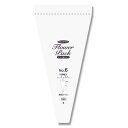 シモジマ Patio de fleure ポリ袋 Nフラワーパック ミシン目タイプ 厚み0.028mm No.6 100枚 フラワー用品 006762916 【...