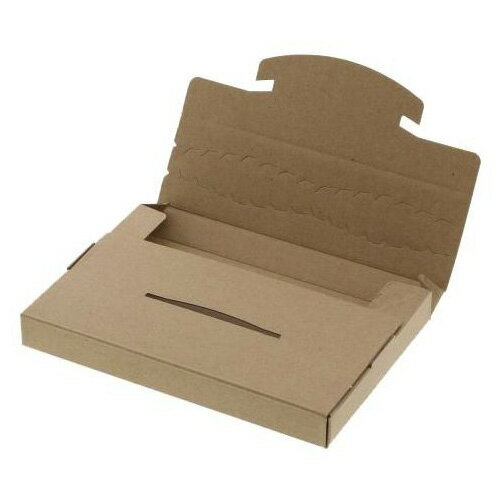 （まとめ買い）シモジマ HEIKO メール便対応ダンボール箱 ラクポスBOX 160-20 クラフト 10枚 縦110×横160×厚20mm 梱包用品 002123021 〔×3〕 【北海道・沖縄・離島配送不可】