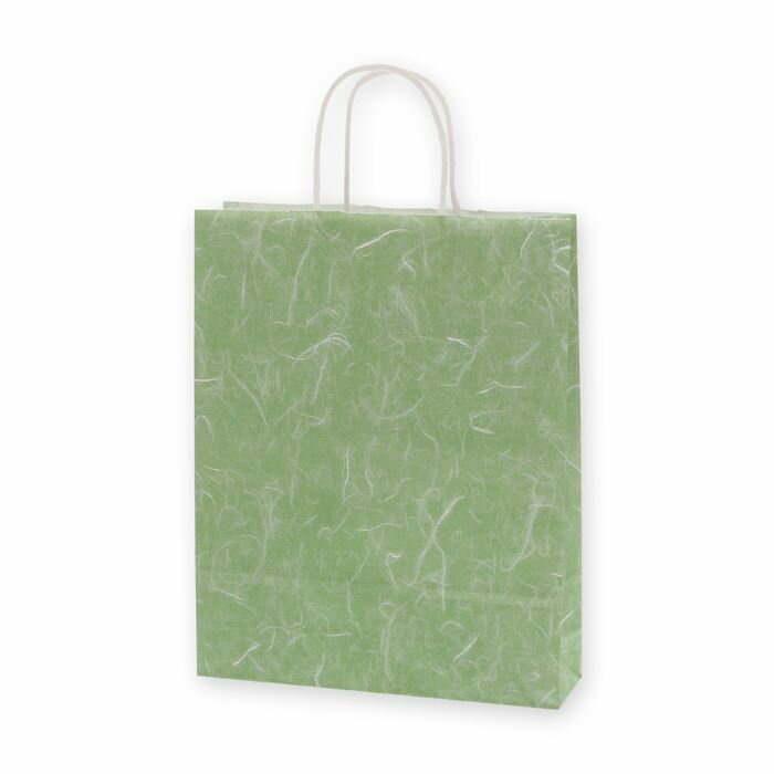 シモジマ HEIKO 手提げ紙袋 25チャームバッグ 25CB MS1 雲竜緑 50枚 幅270×マチ80×高340mm 003276130 【北海道・沖縄・離島配送不可】