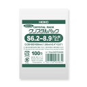 (まとめ買い)シモジマ HEIKO OPP袋 クリスタルパック S6.2-8.9(トレカミニ) (テープなし) 厚口05 100枚 幅62×高89mm 006753026 〔×5〕 【北海道・沖縄・離島配送不可】