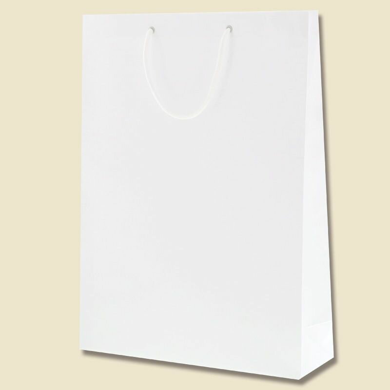 （まとめ買い）シモジマ HEIKO 手提げ紙袋 ブライトバッグ KA 白 10枚 幅380×マチ120×高520mm 006137801 〔×3〕 【北海道・沖縄・離島配送不可】