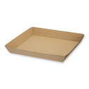 シモジマ HEIKO 食品容器 ネオクラフト トレー LL 50枚 天面210×185/底面190×165/高30mm 004248053 【北海道・沖縄・離島配送不可】