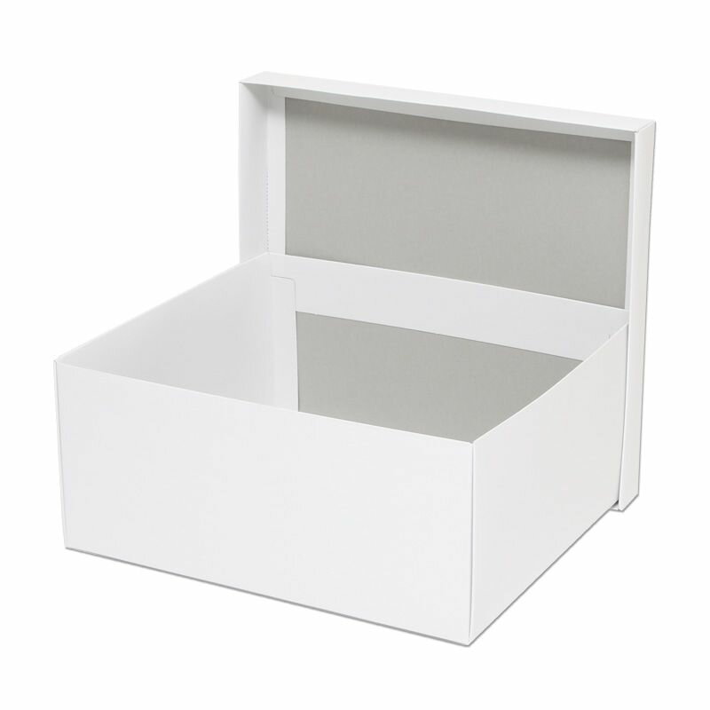 (まとめ買い)シモジマ HEIKO 箱 白無地汎用ボックス カバン箱B 10枚 内寸272×305×高135mm ギフトボックス 006818700 〔×3〕 ...