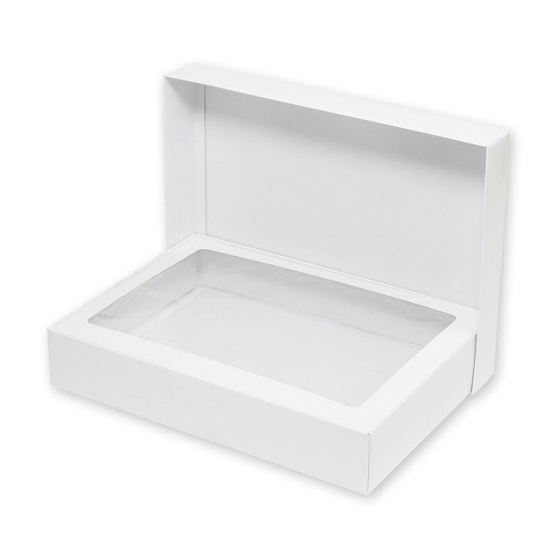 シモジマ HEIKO 箱 デラックス白無地箱(エスプリ) DH-31N タオルケット用 10枚 内寸285×400×高74mm ギ..