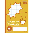 (まとめ買い)ナカバヤシ ロジカル・エアーノート(軽量ノート) 方眼5 A4 フェイス柄 イエロー HA4-H501-Y 〔10冊セット〕 【北海道・沖縄・離島...