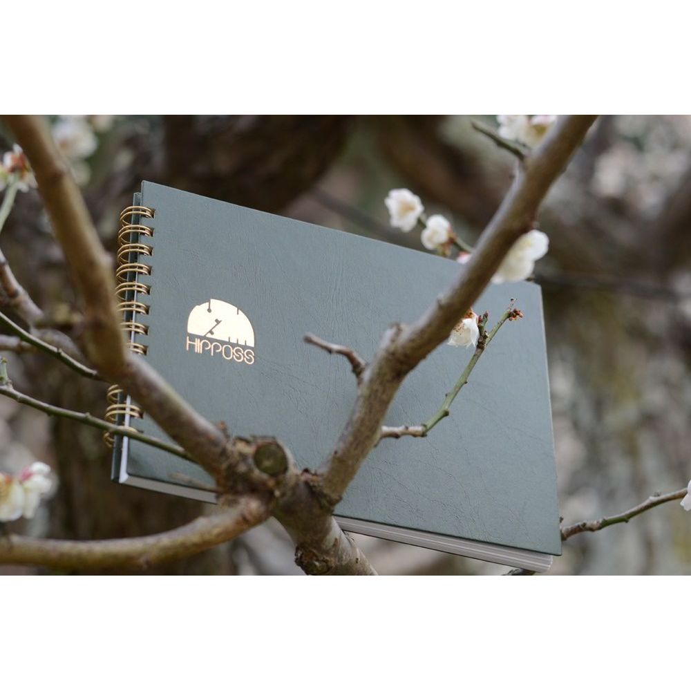 （まとめ買い）ナカバヤシ HIPPOSS ヒッポス Wリングスケッチブック B6 ヨコ アイボリー SBW-B601E-IV 〔×3〕 【北海道・沖縄・離島配送不可】