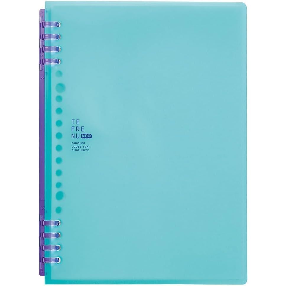 【メール便発送】キングジム リングノート テフレーヌ ネオ A5 緑 9854TTENE-002