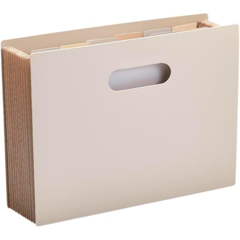 （まとめ買い）キングジム サクッと整理! ドキュメントファイル オープンタイプ A4 13ポケット ベージ..