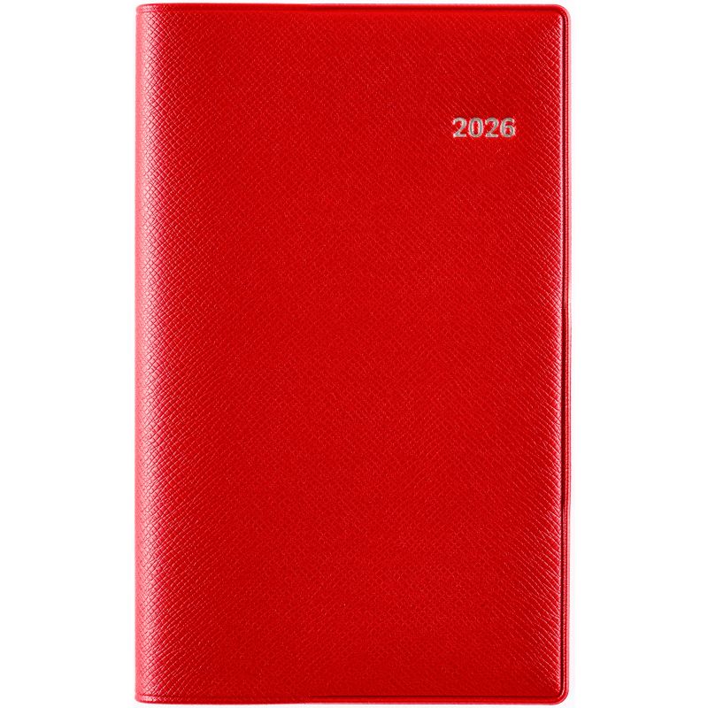 【メール便発送】高橋書店 2026年 手帳 No.150 T’mini (ティーズミニ) 4 手帳判 週間見開き2週間＆月間ブロック式 レッド