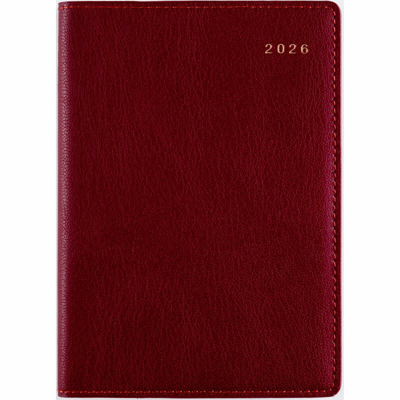 【メール便発送】高橋書店 2026年 手帳 No.212 リシェル2 A6判 週間セパレート式＆月間ブロック式 ビーツレッド