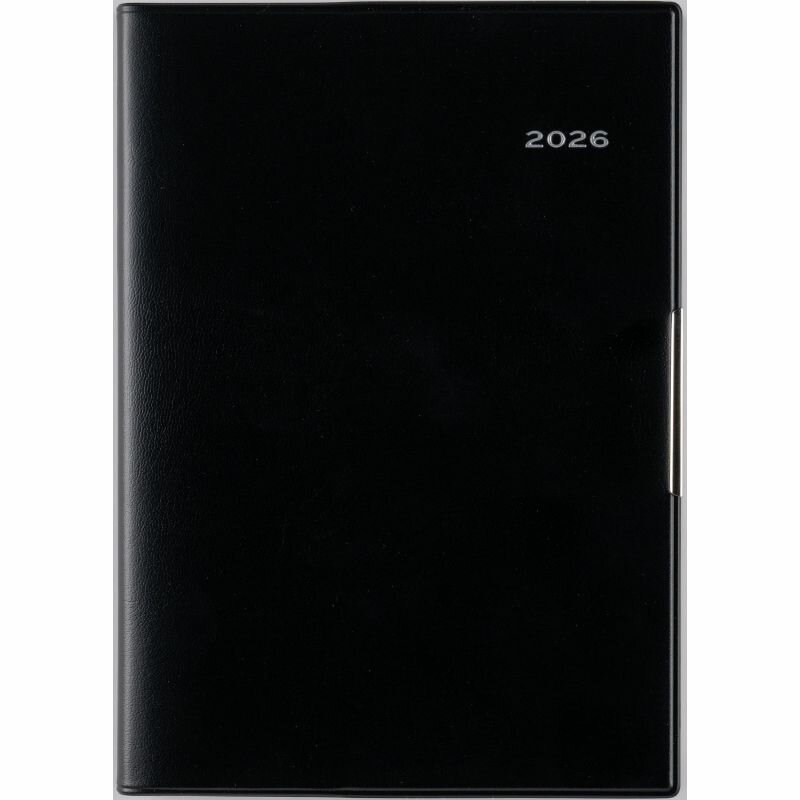 【メール便発送】高橋書店 2026年 手帳 No.232 フェルテ2 B6判 週間レフト式＆月間ブロック式 黒