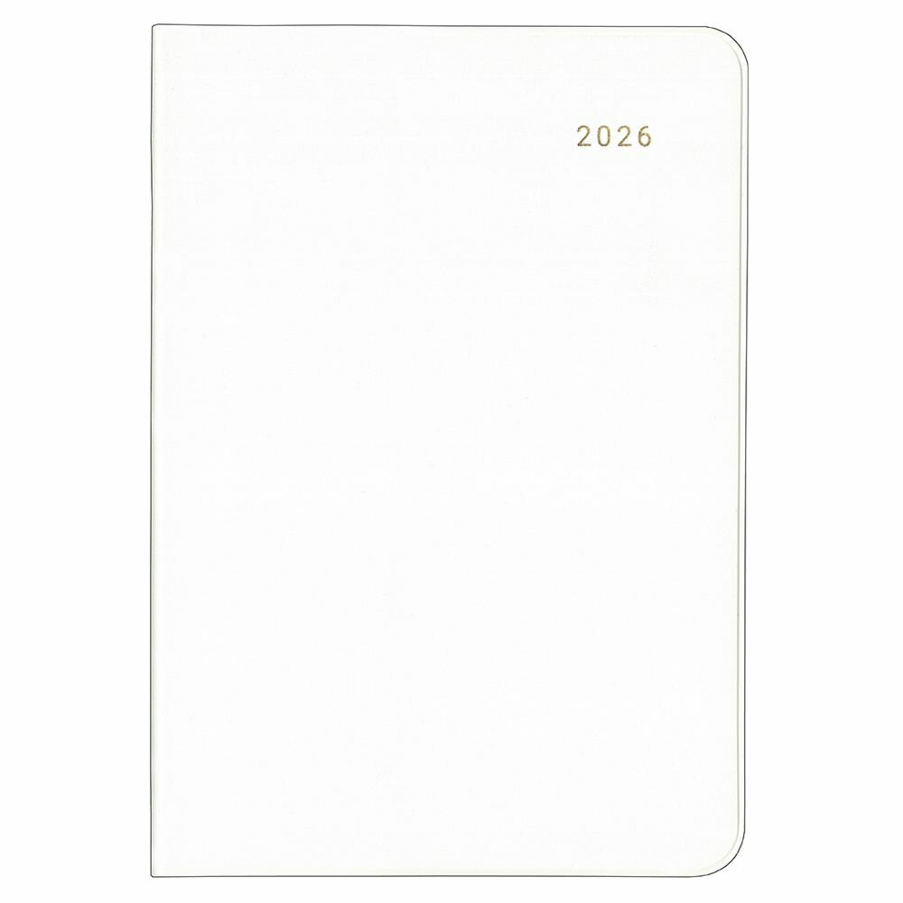 【メール便発送】ダイゴー 手帳 2026年 ミル MILL マンスリー 1ヶ月ブロック EASY B6 アイボリー E7758