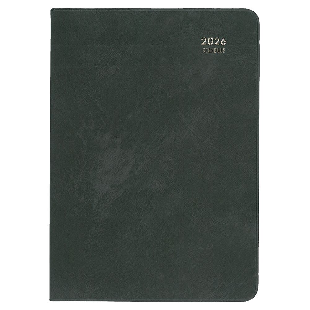 （まとめ買い）ダイゴー 手帳 2026年 ミル MILL ホリゾンタル 1週間＋横罫 BASIC B6 グレー E7769 〔3冊セット〕 【北海道・沖縄・離島配送不可】