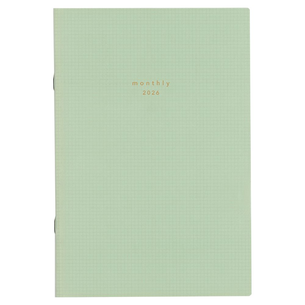 【メール便発送】ダイゴー 手帳 2026年 isshoni. マンスリーダイアリー A5 クリア E8033