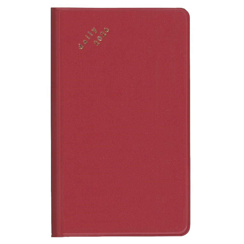 【メール便発送】ダイゴー 手帳 2026年 isshoni. ノートポケット デイリー レッド E8755