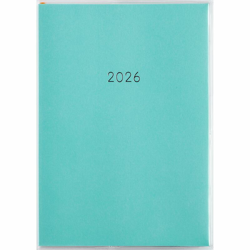 【メール便発送】高橋書店 2026年 手帳 No.510 ミアクレール6 月曜始まり B6判 月間ブロック式 ブルー