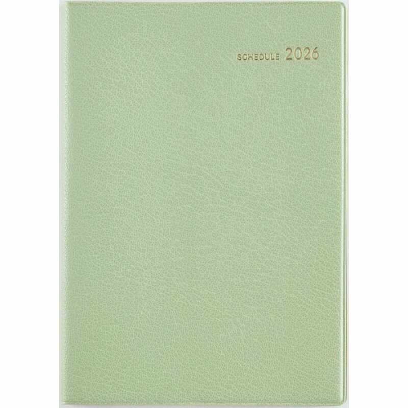 【メール便発送】高橋書店 2026年 手帳 No.442 T’ファミリー手帳2 B6判 月間ブロック・横罫式 リュクスハーブグリーン