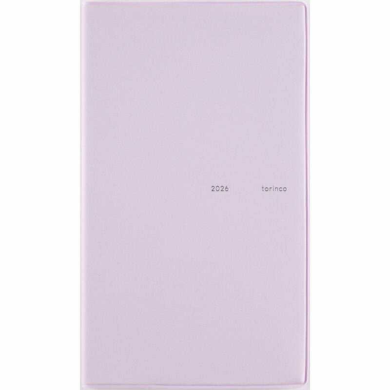 【メール便発送】高橋書店 2026年 手帳 No.526 torinco3 手帳判 月間ブロック式 パステルモーヴ