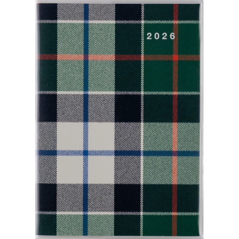 【メール便発送】高橋書店 2026年 手帳 No.385 クレールインデックス2 B6判 月間ブロック式 チェック