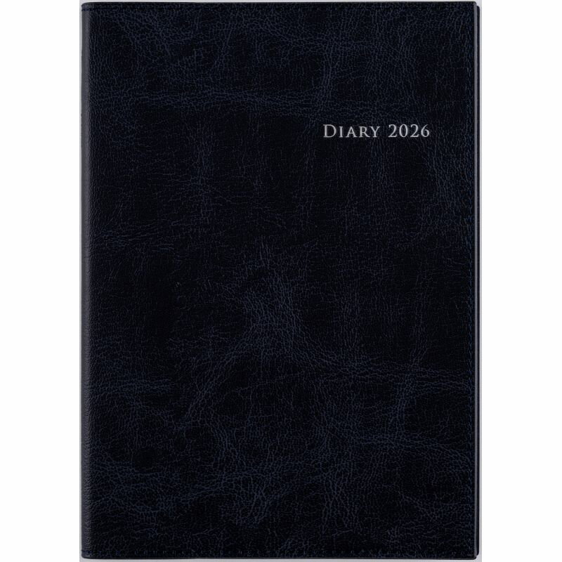 【メール便発送】高橋書店 2026年 手帳 No.435 デスクダイアリーカジュアル5 A5判 週間セパレート式＆月間ブロック式 ダークネイビー
