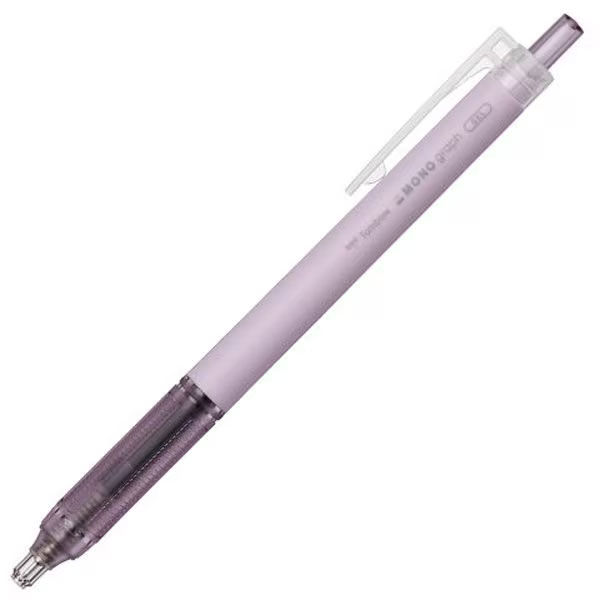 （まとめ買い）トンボ鉛筆 水性ゲルボールペン モノグラフライト 0.5mm インク黒 パープル FCG-124E 〔10本セット〕 【北海道・沖縄・離島配送不可】