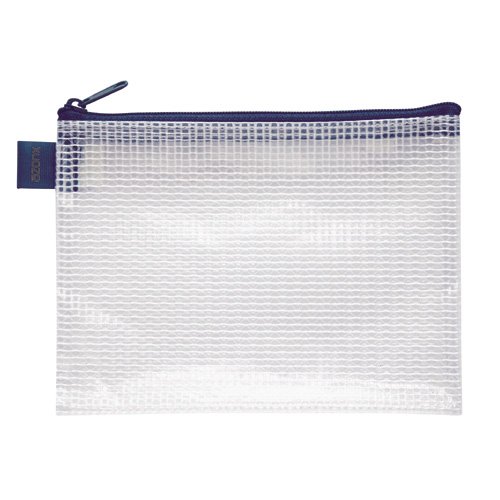 【メール便発送】セキセイ アゾンメッシュケース ミニ B7 ブルー AZ-135-10【代引不可】