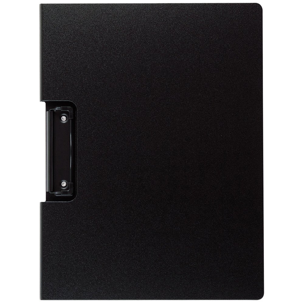 セキセイ クリップファイル 発泡美人 A4S ブラック FB-2026-60【北海道・沖縄・離島配送不可】