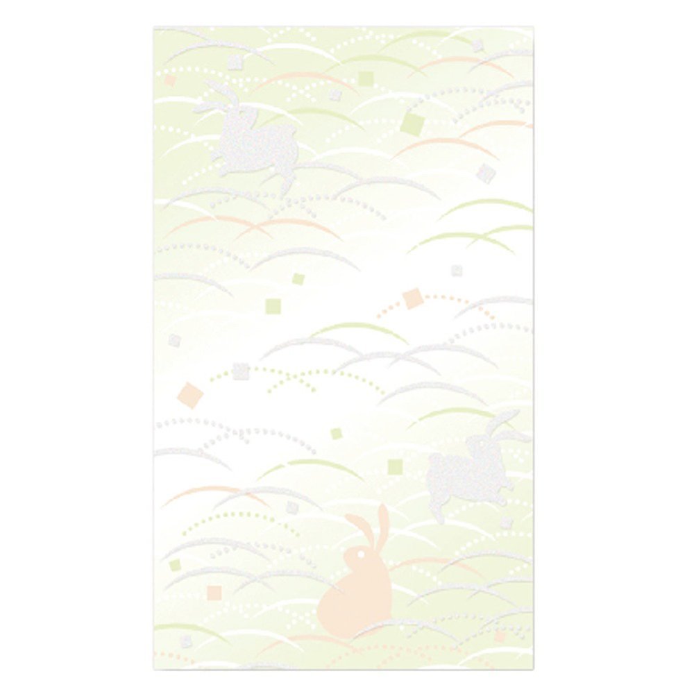 （まとめ買い）マルアイ 日本の文様シリーズ高級ぽち袋うさぎ ノ-J35 〔×10〕【北海道・沖縄・離島配送..