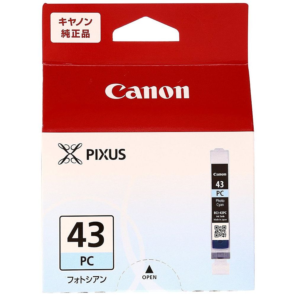 Rakuten - キヤノン 純正 インクタンク フォトシアン BCI-43PC【北海道・沖縄・離島配送不可】