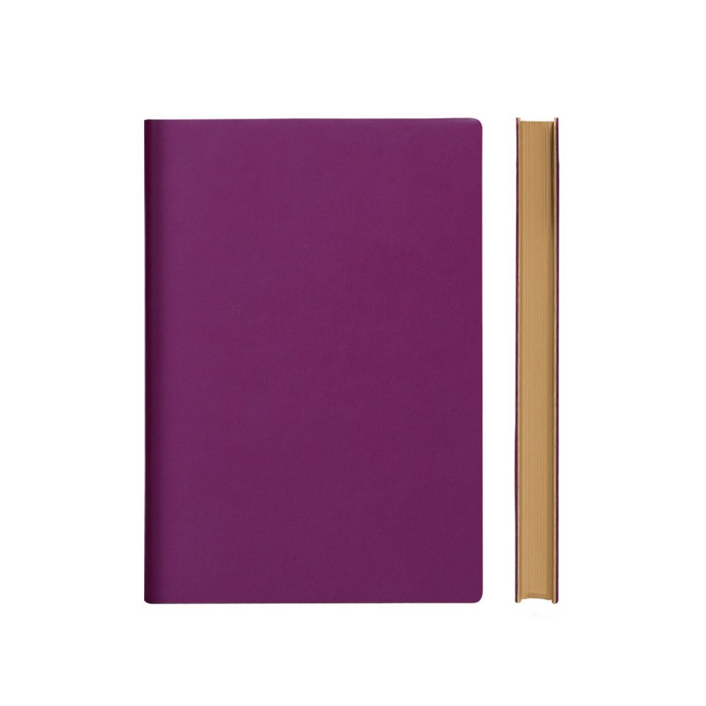 （まとめ買い）ダイゴー ノート Signature Notebook A6 Purple N76175 R4015 〔2冊セット〕【北海道・沖縄・離島配送不可】