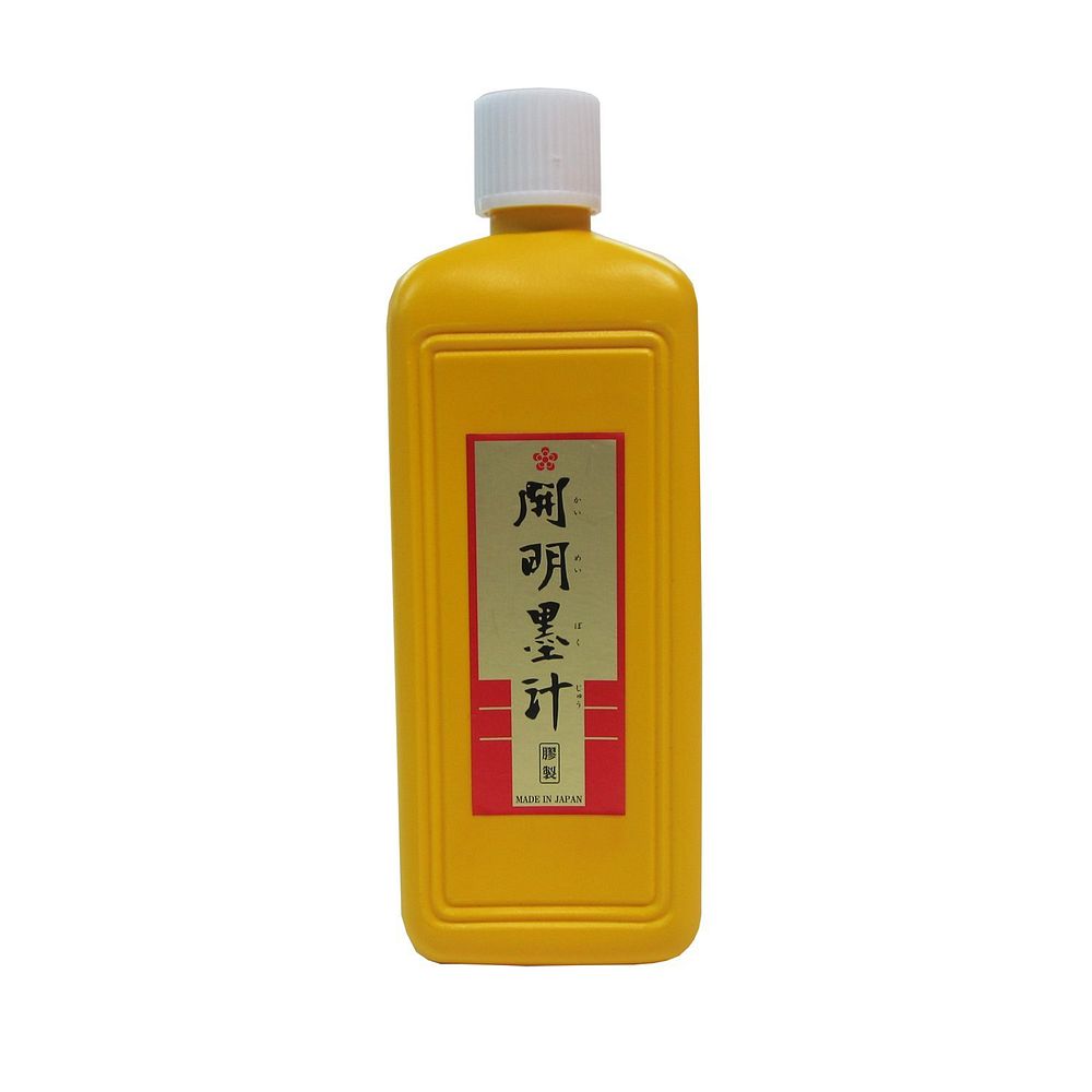 ●伸び・光沢が良い膠系墨汁。容量：400ml原料：カーボンブラック/膠/水/香料