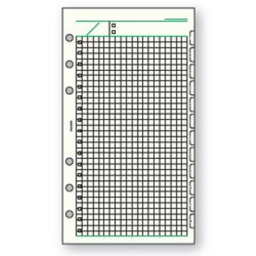 【メール便発送】レイメイ藤井 ダヴィンチ 手帳リフィル フリーデイリースケジュール方眼 聖書サイズ DR4289