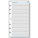 (まとめ買い)レイメイ藤井 キーワード 手帳リフィル 横罫ノート 6.5mm罫 聖書サイズ WWR5308 〔5冊セット〕【北海道・沖縄・離島配送不可】