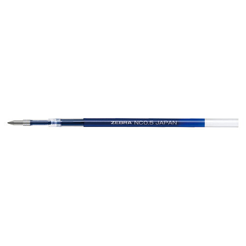 （まとめ買い）ゼブラ エマルジョンボールペン替芯 ブレン用 NC替芯 0.5mm 青 RNC5-BL 〔10本セット〕【北海道・沖縄・離島配送不可】