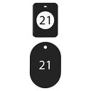 (まとめ買い)オープン工業 クロークチケット 20組 21〜40番 黒 BF-151-BK 〔×3〕【北海道・沖縄・離島配送不可】