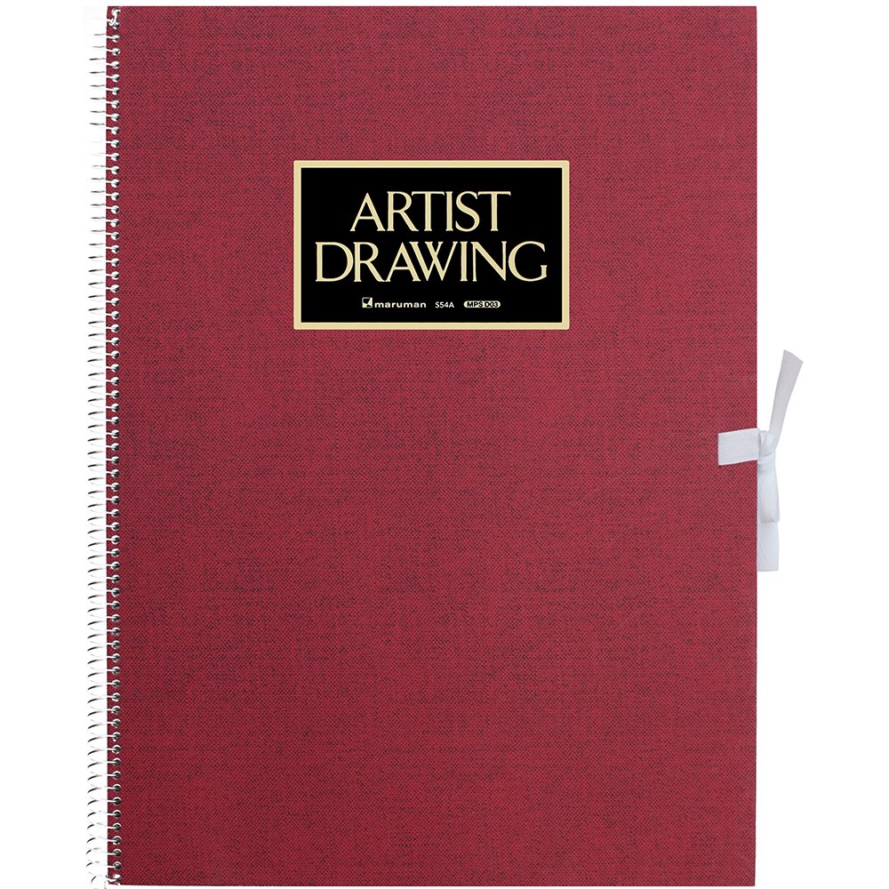 (まとめ買い)マルマン スケッチブック アーチストメダリオン F4 特厚口 20枚 レッド S54A-01 〔5冊セット〕【北海道・沖縄・離島配送不可】