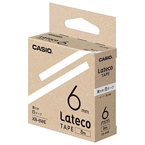 (まとめ買い)カシオ ラテコ詰め替え用テープ 6mm 黒文字/白テープ XB-6WE 〔3個セット〕【北海道・沖縄・離島配送不可】 (まとめ買い)カシオ ラテコ詰め替え用テープ 6mm 黒文字/白テープ XB-6WE 〔3個セット〕【北海道・沖縄・離島配送不可】
