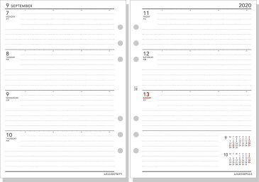 （まとめ買い）レイメイ藤井 キーワード 手帳用リフィル 2020年 A5サイズ 週間-2 見開き両面1週間 WAR2052 〔3冊セット〕【北海道・沖縄・離島配送不可】