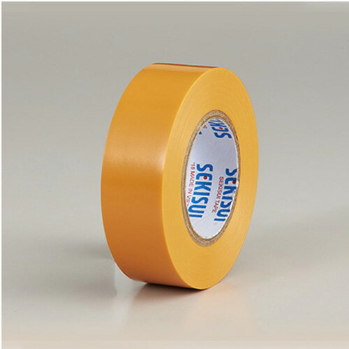 （まとめ買い）積水化学 エスロンテープ ビニールテープ オレンジ 19mm×10m V360D1N 〔10巻セット〕【北海道・沖縄・離島配送不可】